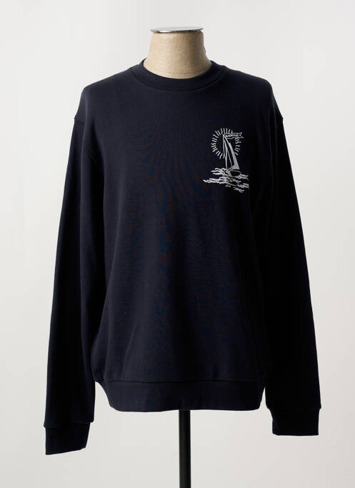 Pull col rond manches longues noir RAGWEAR homme