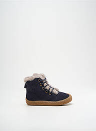 Bottines/boots nubuck bout rond bleu FRODDO garcon