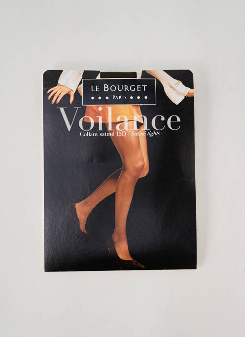 Collants marron LE BOURGET pour femme