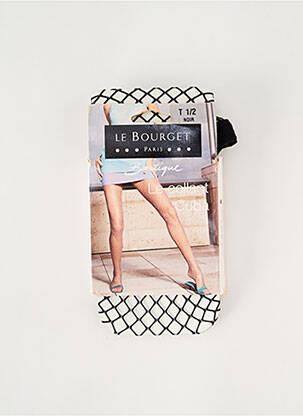 Collants stretch noir LE BOURGET femme