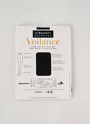 Collants bas/collant noir LE BOURGET femme