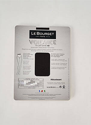Collants légère et transparente gris LE BOURGET femme