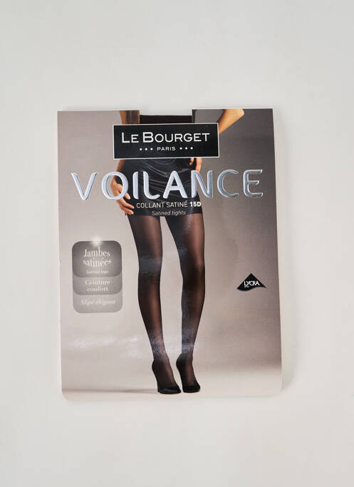 Collants légère et transparente gris LE BOURGET femme