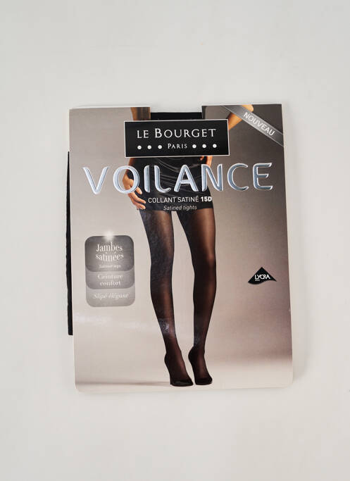 Collants noir LE BOURGET pour femme