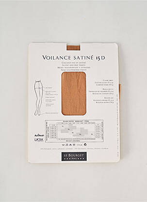 Collants tissage voile chair LE BOURGET femme