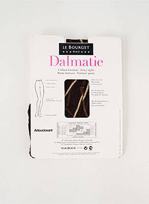 Collants imprimé fantaisie marron LE BOURGET femme