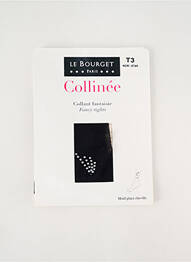 Collants stretch noir LE BOURGET femme