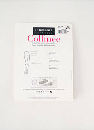 Collants stretch noir LE BOURGET femme