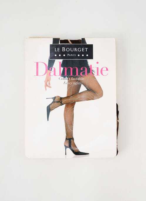 Collants marron LE BOURGET pour femme