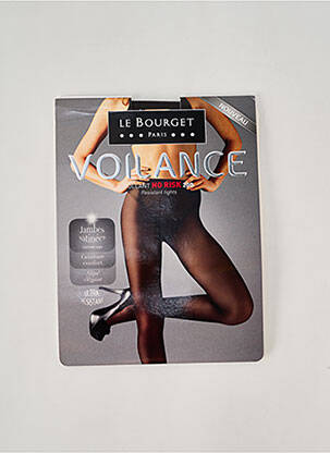 Collants stretch gris LE BOURGET femme