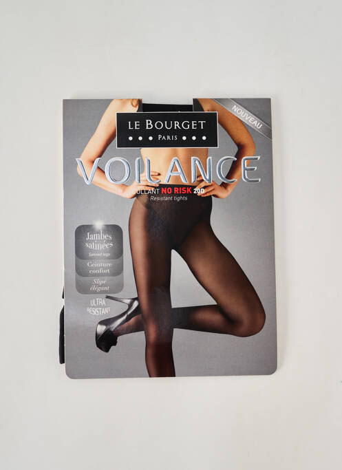 Collants noir LE BOURGET pour femme