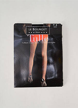 Collants stretch noir LE BOURGET femme