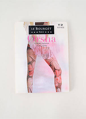 Collants imprimé fantaisie noir LE BOURGET femme