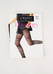 Collants marron LE BOURGET pour femme seconde vue