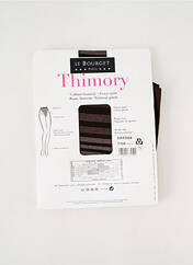 Collants marron LE BOURGET pour femme seconde vue