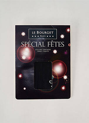 Collants stretch noir LE BOURGET femme
