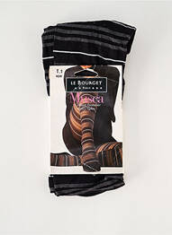 Collants bas/collant noir LE BOURGET femme