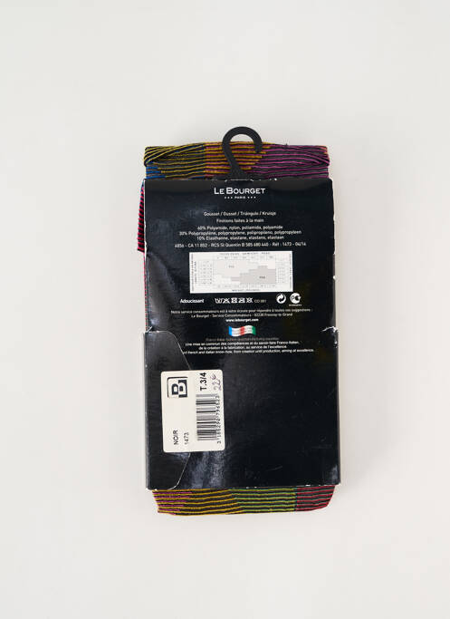 Collants noir LE BOURGET pour femme