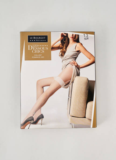 Collants noir LE BOURGET pour femme