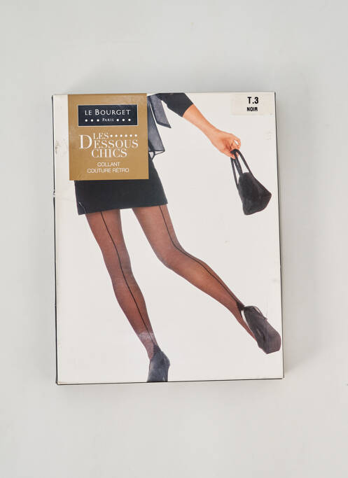 Collants noir LE BOURGET pour femme