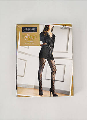 Collants imprimé pois bleu LE BOURGET femme