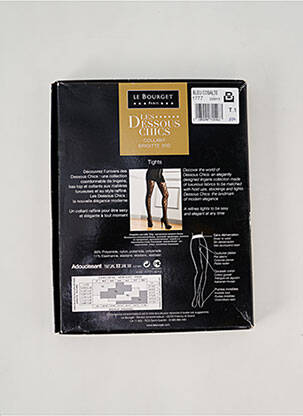 Collants imprimé pois bleu LE BOURGET femme