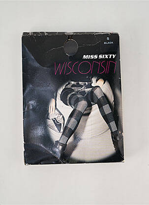 Collants stretch noir MISS SIXTY femme
