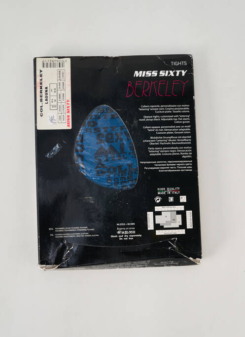 Collants bleu MISS SIXTY femme