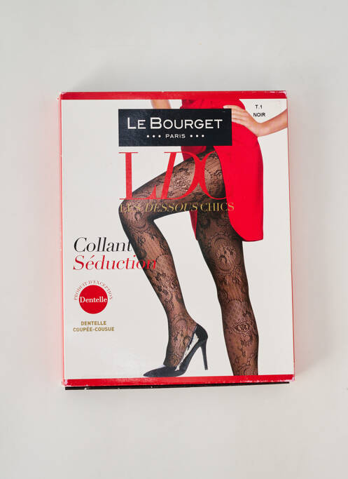 Collants noir LE BOURGET pour femme