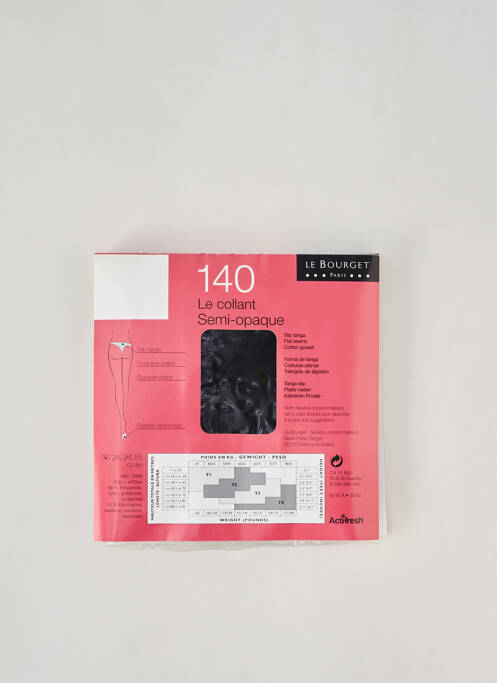 Collants noir LE BOURGET pour femme