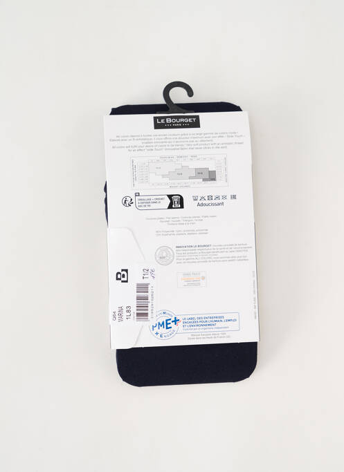 Collants bleu LE BOURGET pour femme