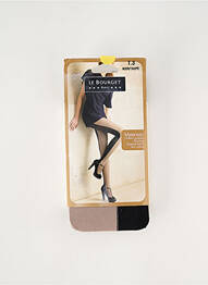 Collants imprimé fantaisie beige LE BOURGET femme