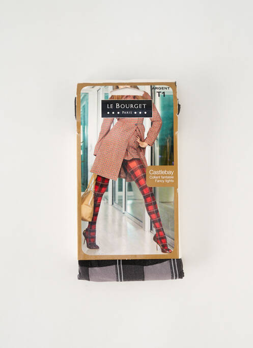 Collants gris LE BOURGET pour femme