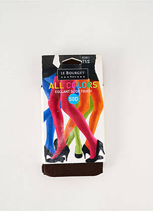 Collants stretch marron LE BOURGET femme
