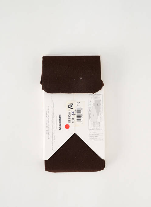 Collants marron LE BOURGET pour femme