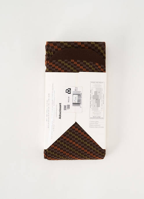 Collants marron LE BOURGET pour femme