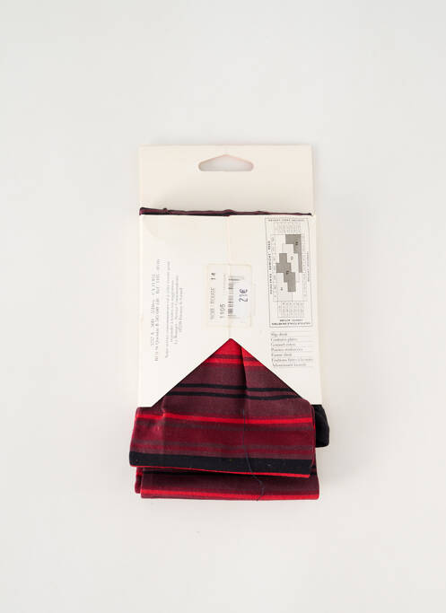 Collants rouge LE BOURGET pour femme