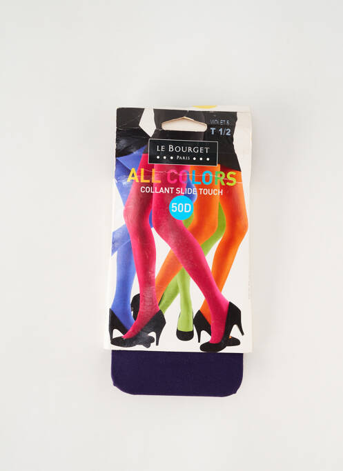 Collants violet LE BOURGET pour femme