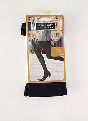 Collants stretch noir LE BOURGET femme