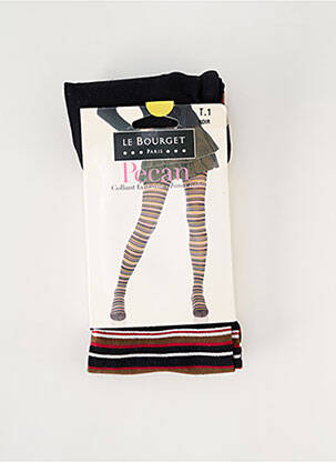 Collants stretch noir LE BOURGET femme
