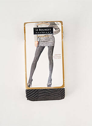 Collants stretch gris LE BOURGET femme