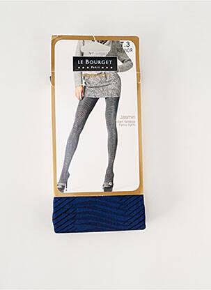 Collants stretch bleu LE BOURGET femme