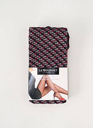 Collants imprimé fantaisie violet LE BOURGET femme