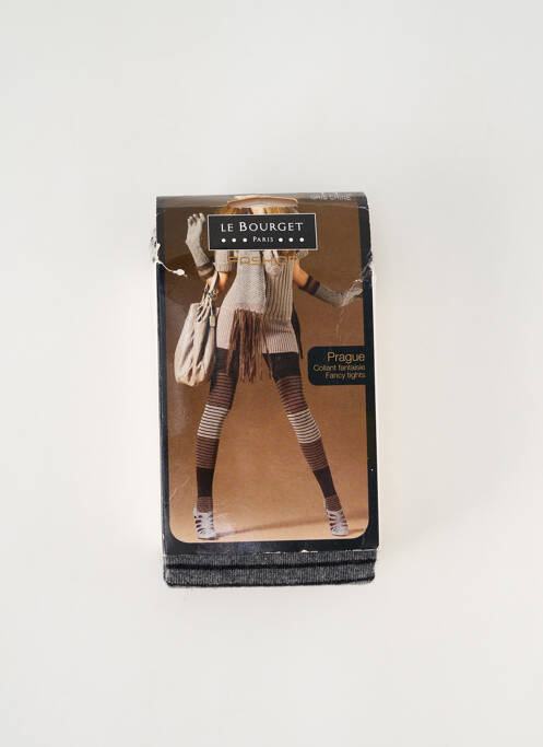 Collants gris LE BOURGET pour femme