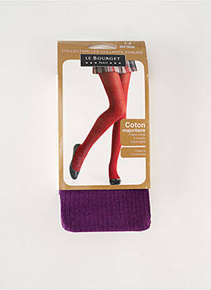 Collants stretch violet LE BOURGET femme
