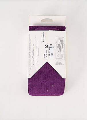 Collants stretch violet LE BOURGET femme