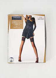 Bas stretch noir LE BOURGET femme