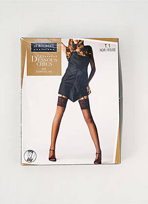 Bas stretch noir LE BOURGET femme
