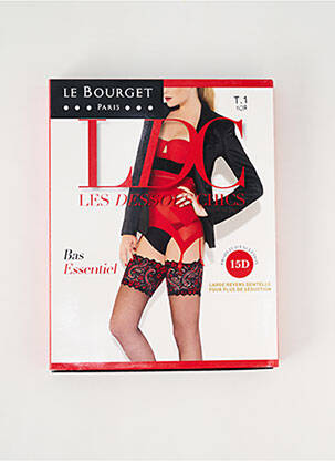 Bas stretch noir LE BOURGET femme