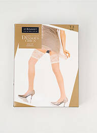 Bas stretch blanc LE BOURGET femme